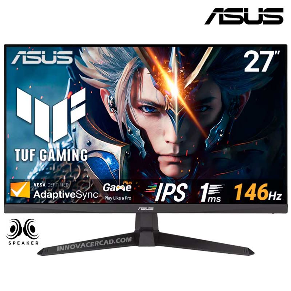 ASUS - Monitor Asus TUF Gaming VG279QE5A 27 Full HD 1920x1080 146Hz IPS 1ms altavoces estéreo