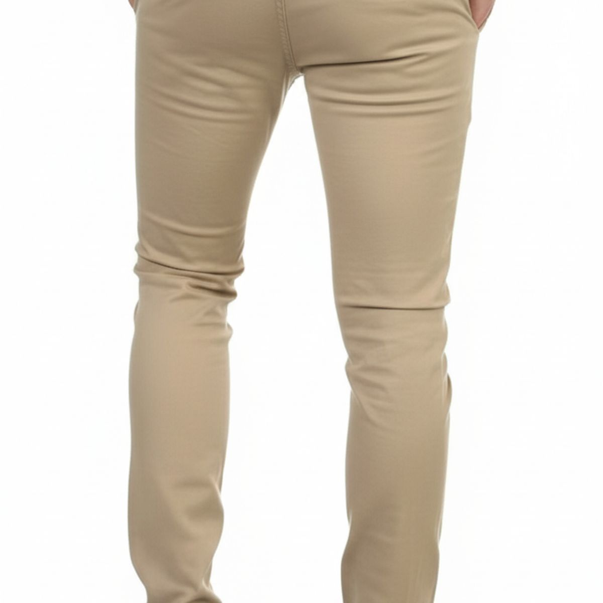 GENERICO - Pantalón Hombre Drill Slim Fit Color Beige