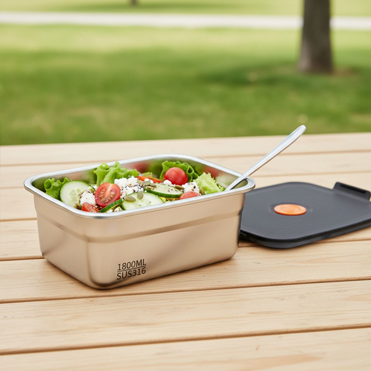 PIA COPELLO STORE - Set de 4 Contenedores de Acero Inoxidable