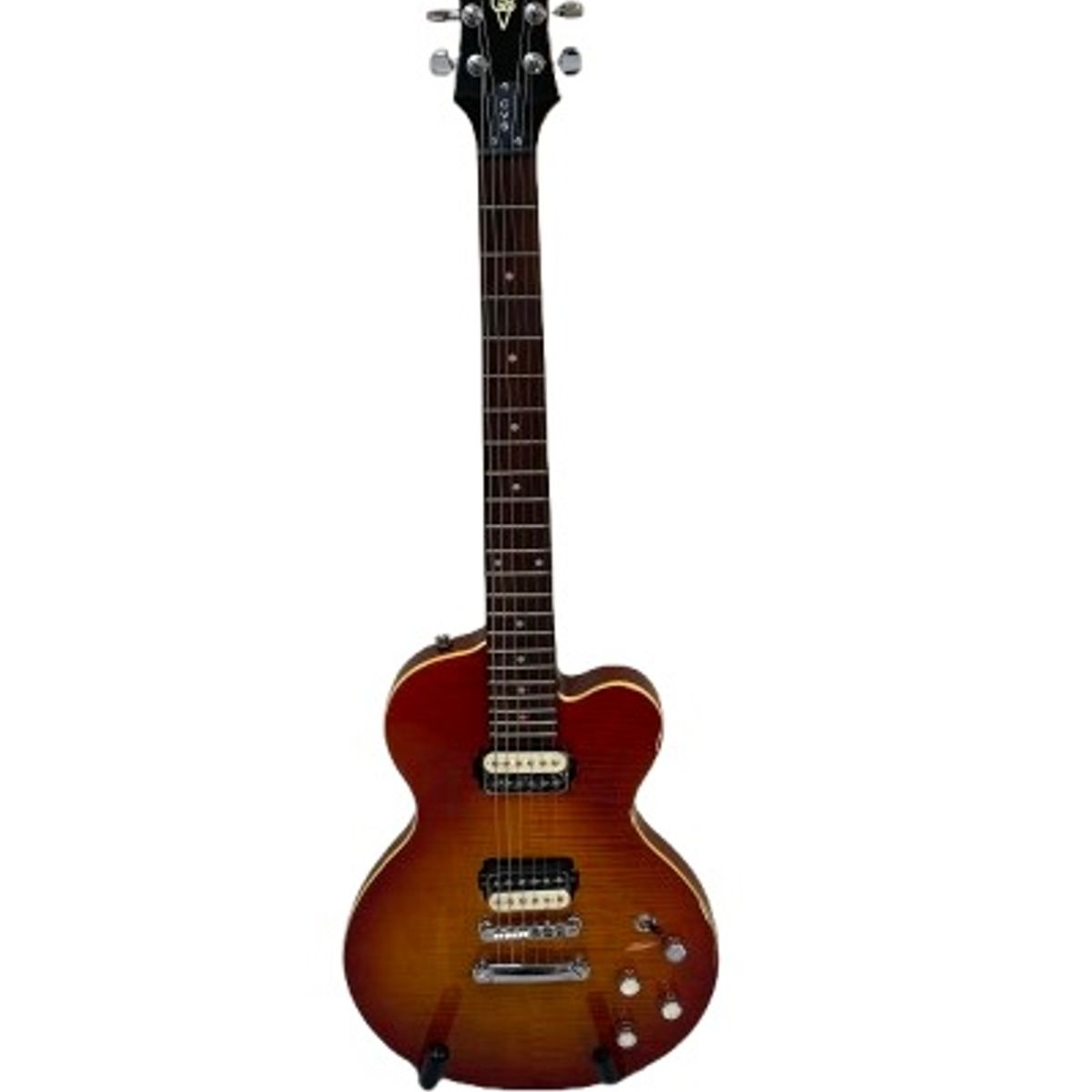 CANVAS - GUITARRA ELÉCTRICA, MARCA : CANVAS, COLOR : MARRÓN,  MODELO : LES PAUL