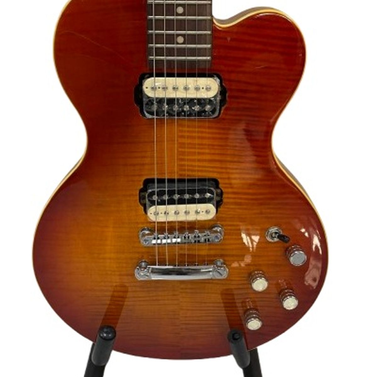 CANVAS - GUITARRA ELÉCTRICA, MARCA : CANVAS, COLOR : MARRÓN,  MODELO : LES PAUL