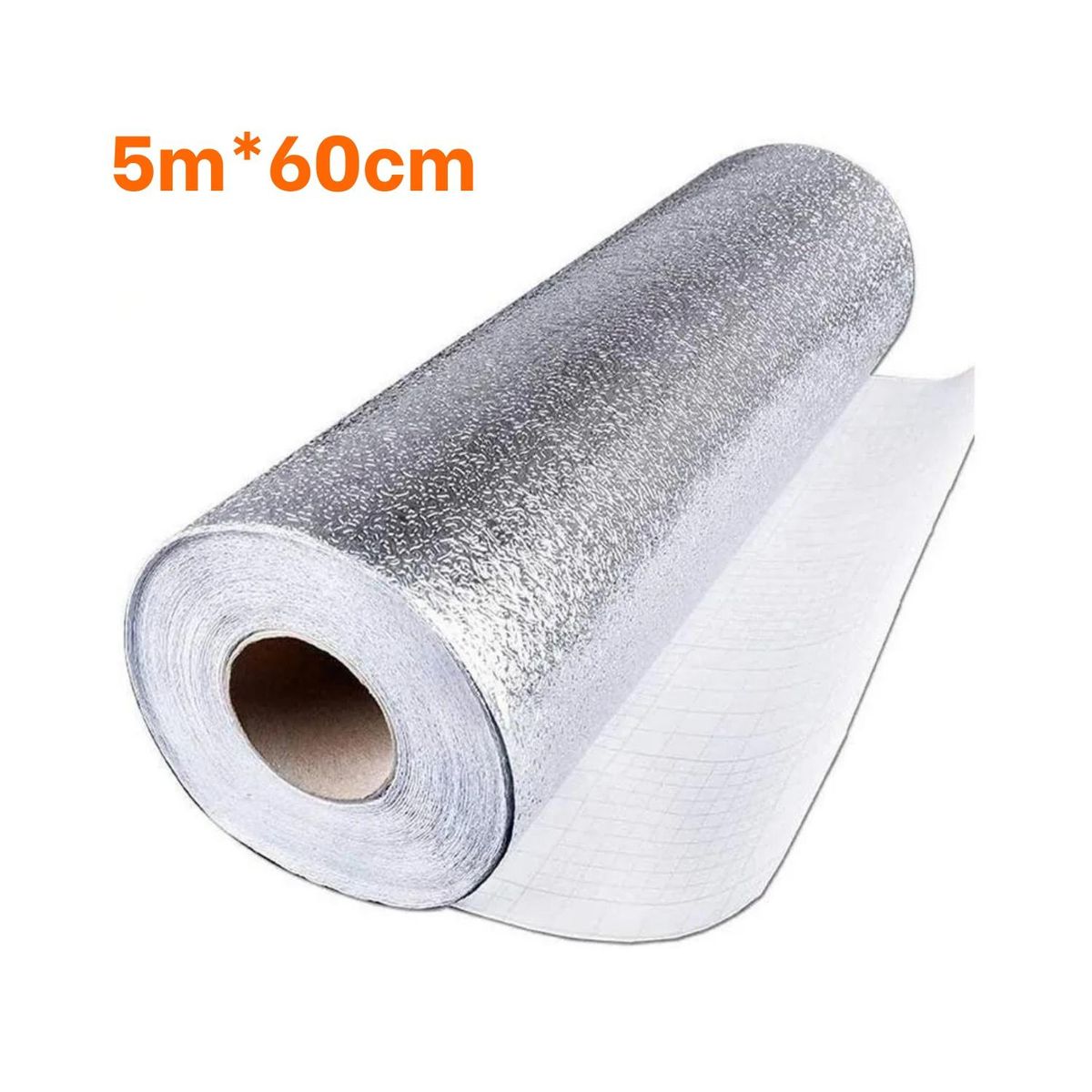 GENERICO - Papel Aluminio Adhesivo x 6und para Cocina 60cm X 5mts