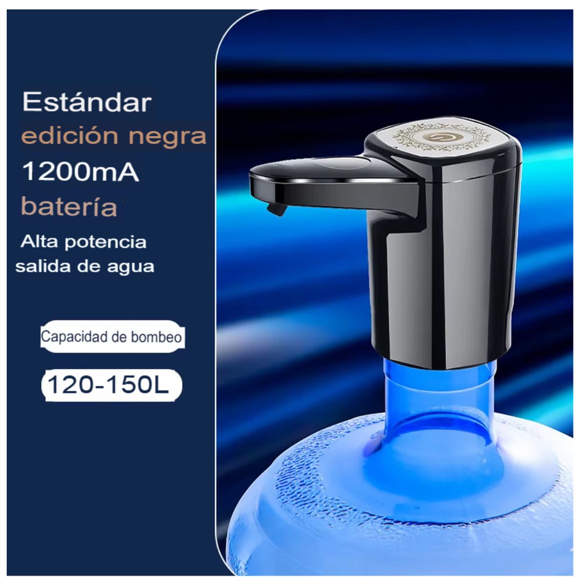 GENERICO - Dispensador de Agua Eléctrico Portátil USB 5 V ideal para botellas de 25 galones