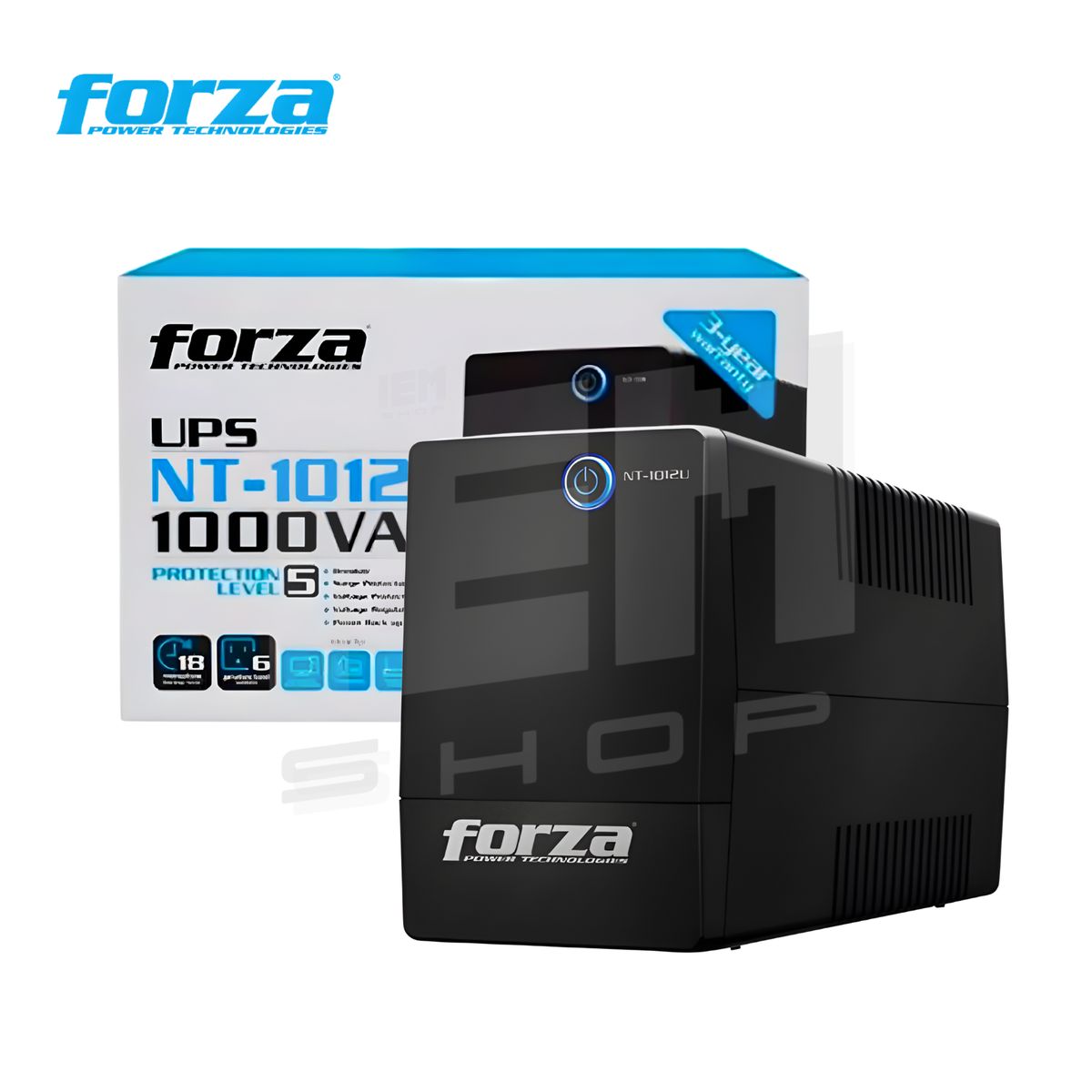 FORZA - Estabilizador UPS FORZA NT-1012U 1000VA500W