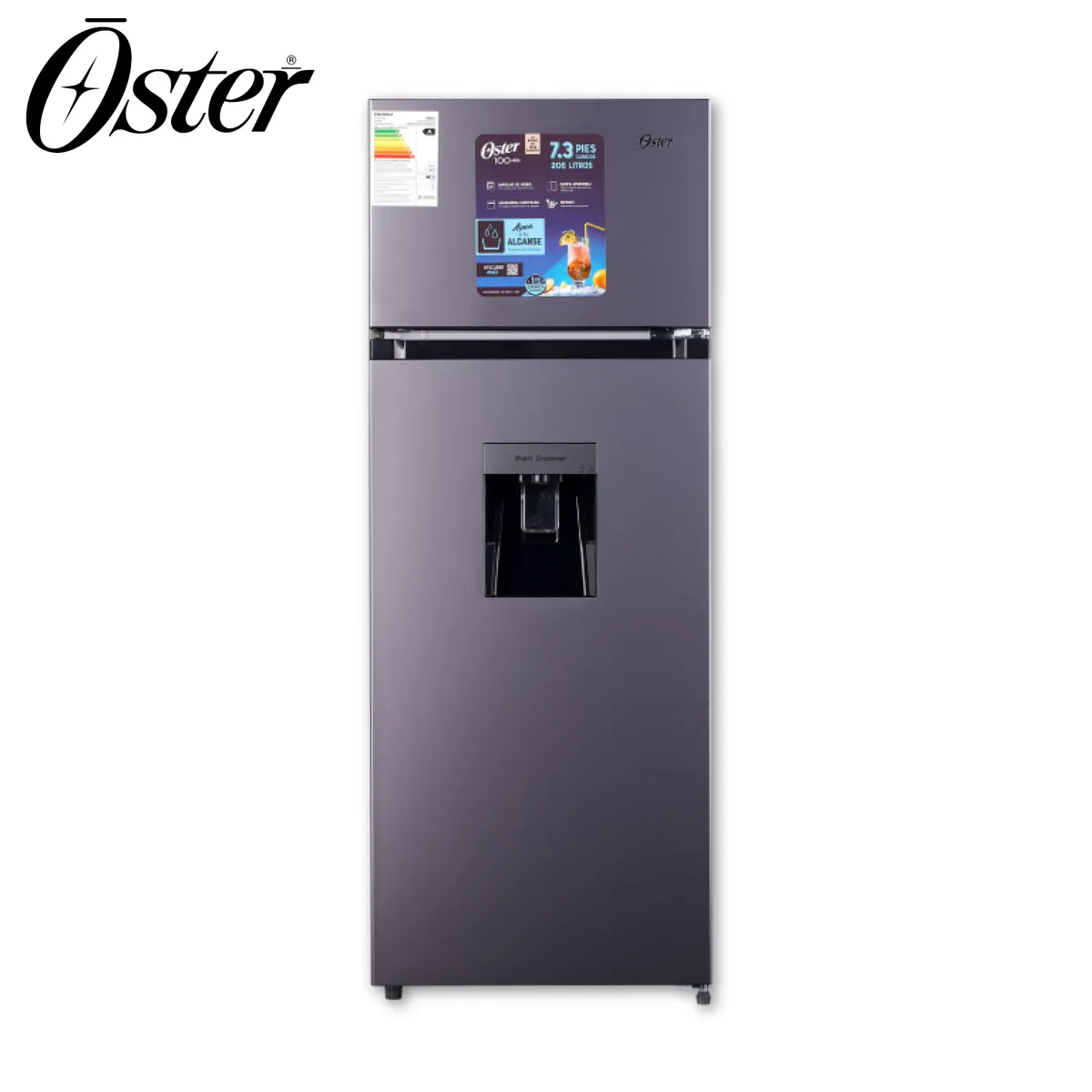 OSTER - Refrigeradora 206L  OS PDFKE211TSD