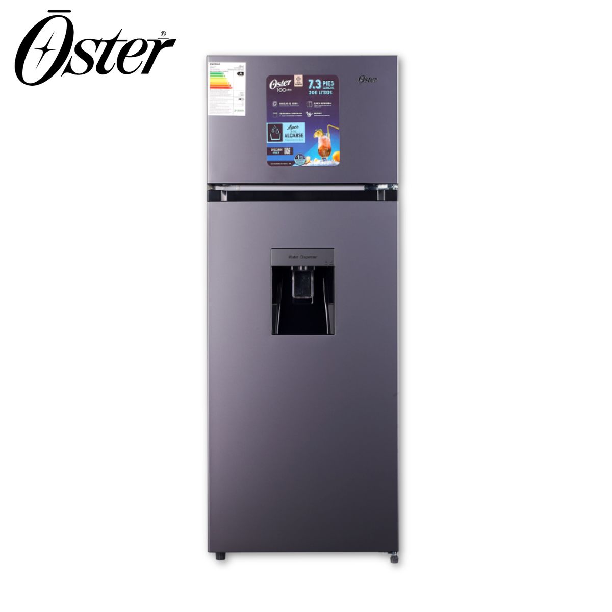 OSTER - Refrigeradora 206L  OS PDFKE211TSD