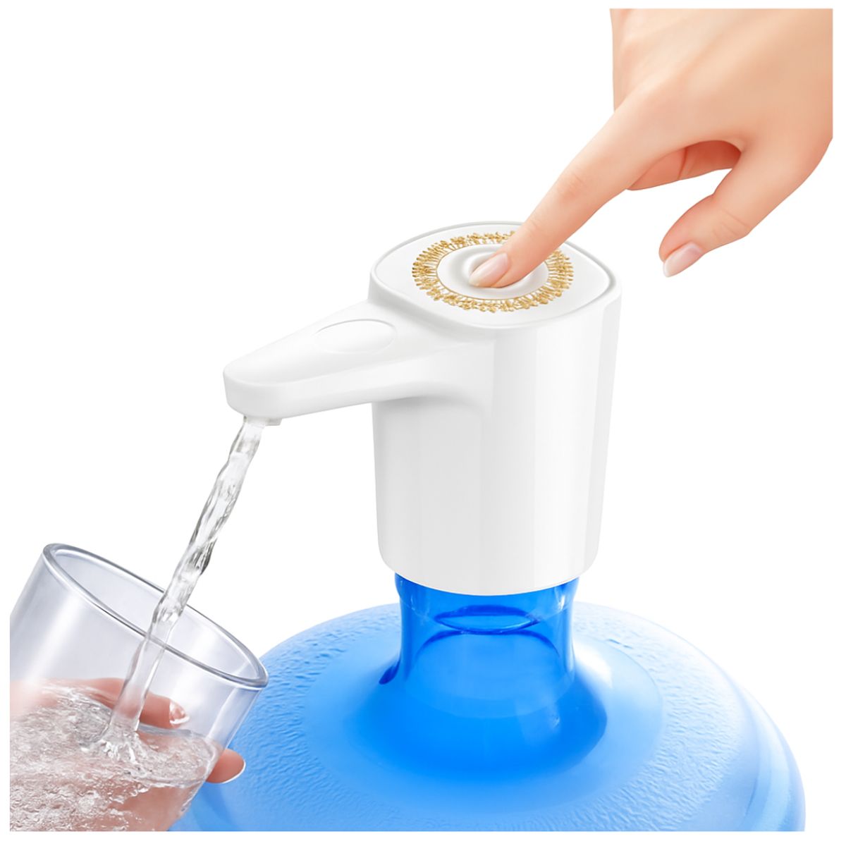 GENERICO - Dispensador de Agua Eléctrico Portátil USB  5 V ideal para  botellas de 25 galones