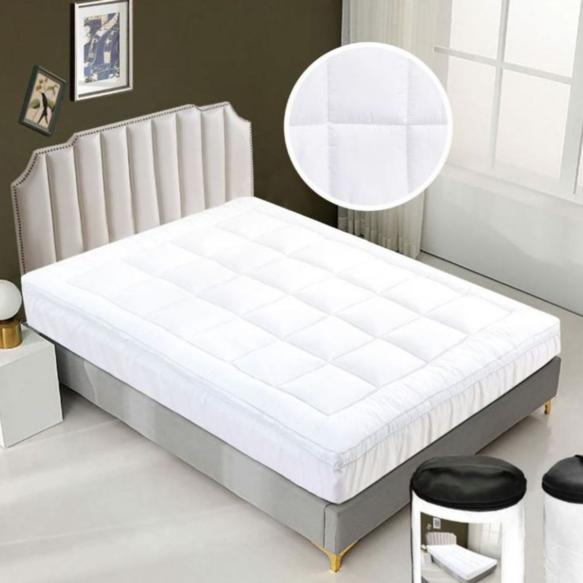 CASATEX - Topper Impermeable de Colchon King