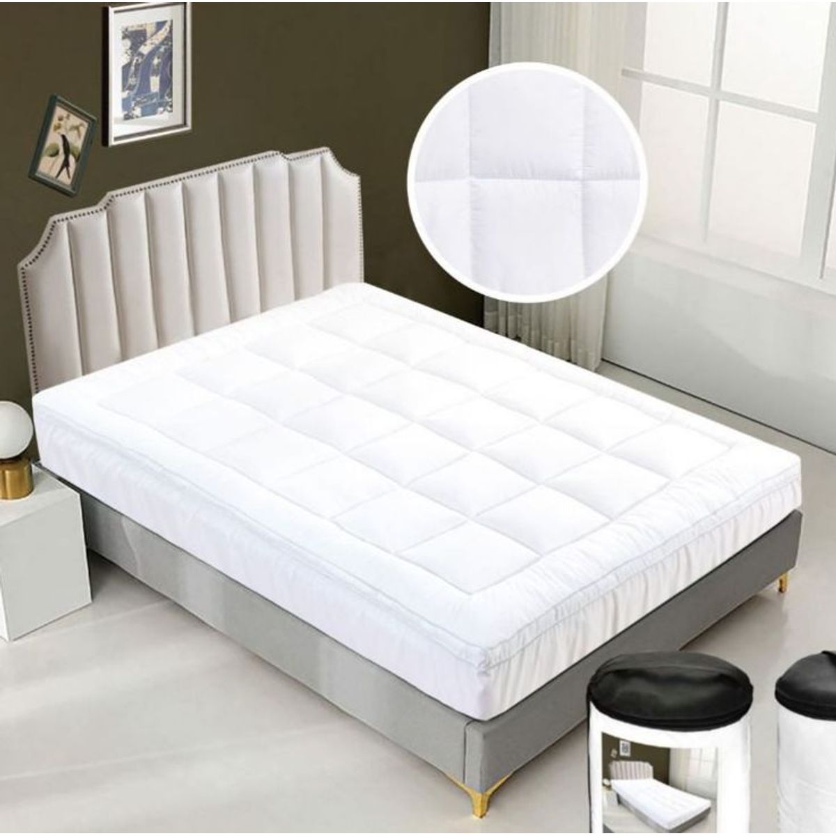 CASATEX - Topper Impermeable de Colchon King