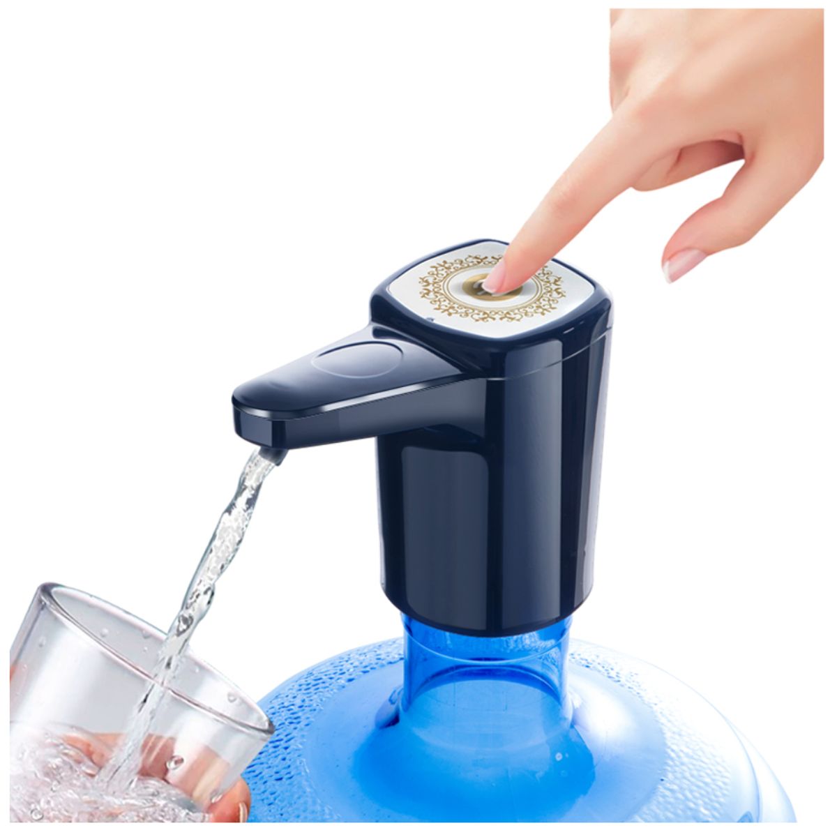 GENERICO - Dispensador de Agua Eléctrico Portátil USB  5 V ideal para  botellas de 25 galones
