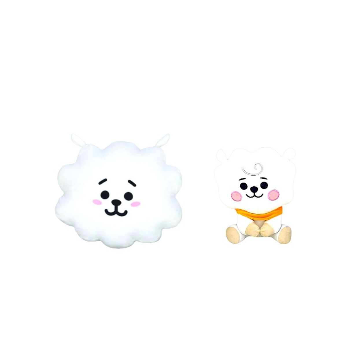 GENERICO - Pack Peluche y Cojín BT21 RJ