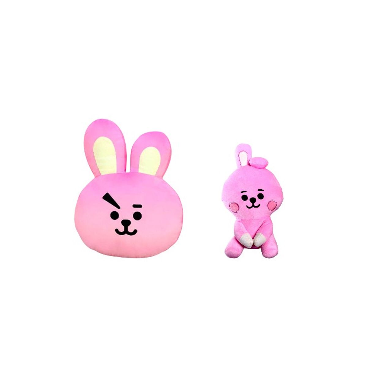GENERICO - Pack Peluche y Cojín BT21 Cooki