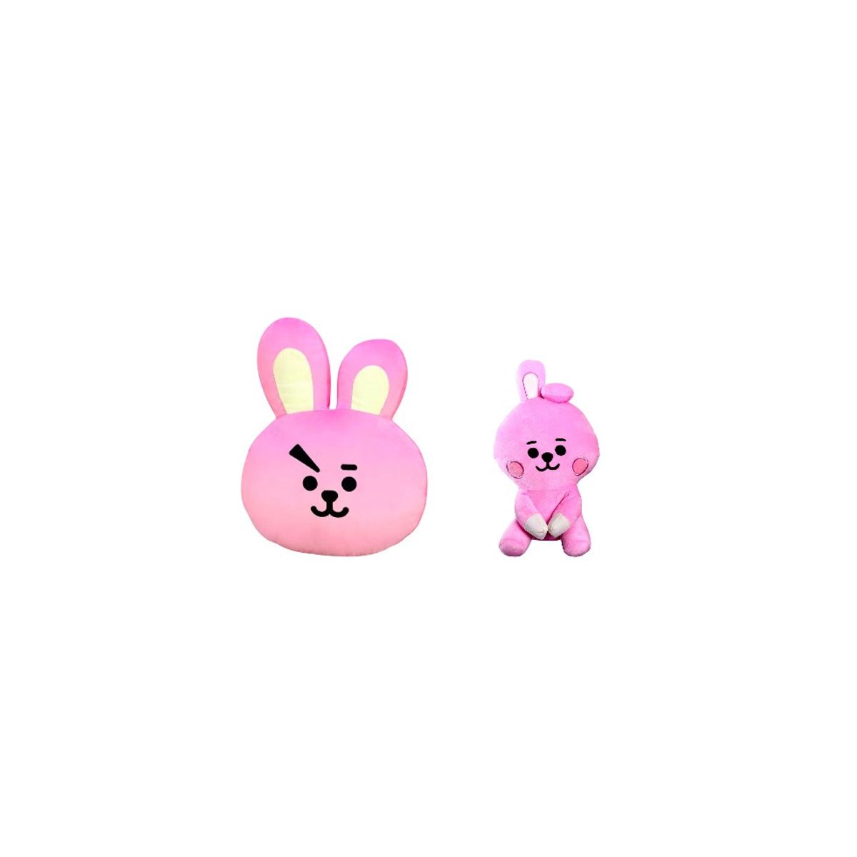 GENERICO - Pack Peluche y Cojín BT21 Cooki