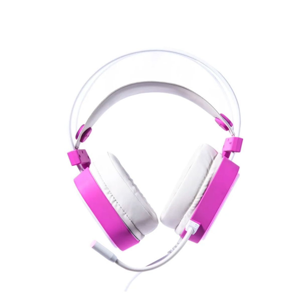 VSG - Audífonos VSG Gemini Stereo Sound Blanco RGB 35mm + USB