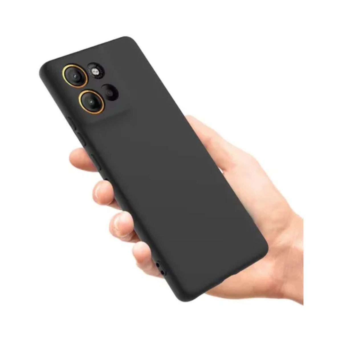 CASE - CASE SILICONA MOTOROLA  EDGE 50 - NEGRO