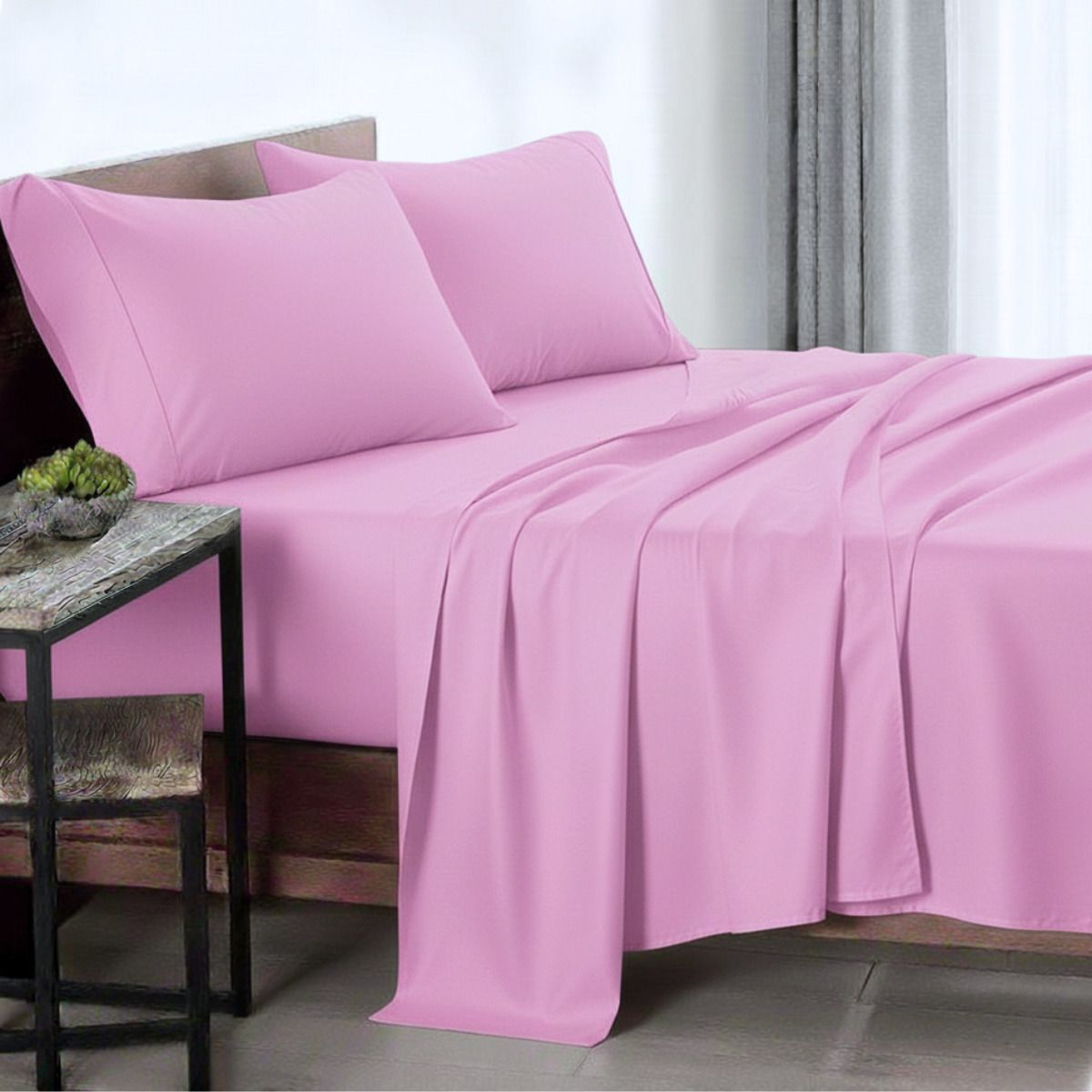 GENERICO - SET DE SABANAS MICROFIBRA PREMIUM