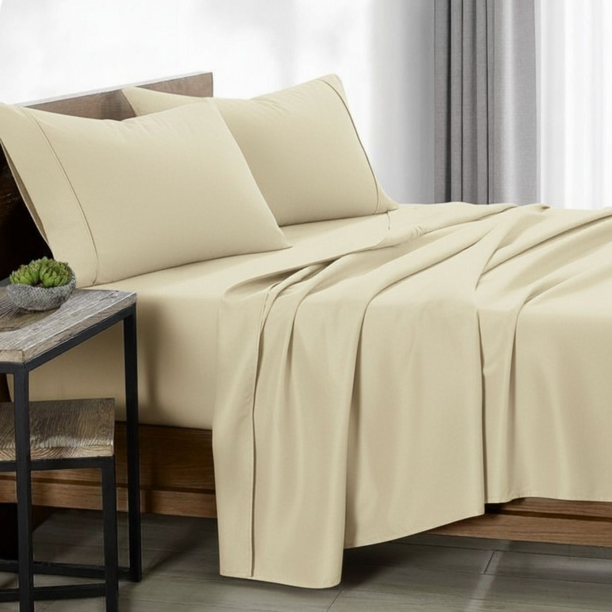 GENERICO - SET DE SABANAS MICROFIBRA PREMIUM