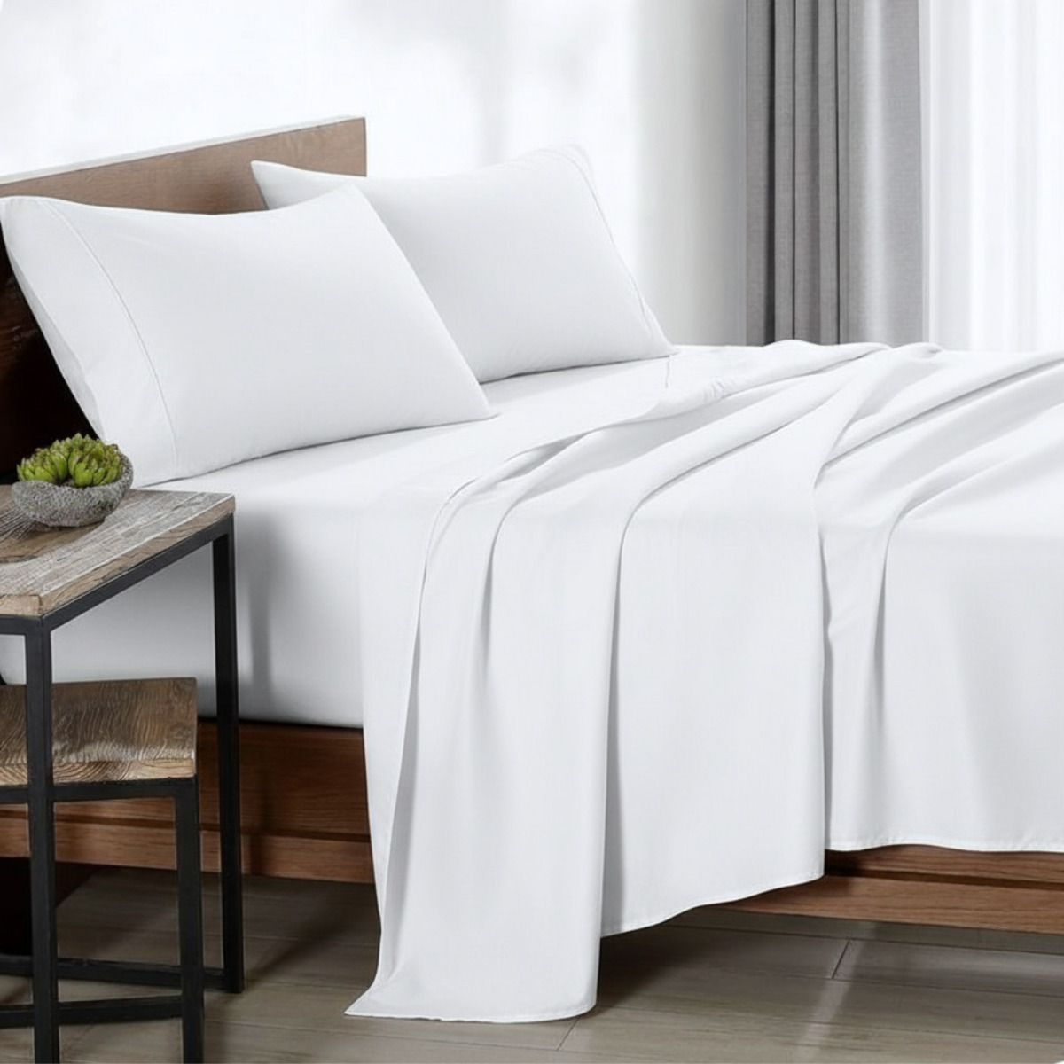 GENERICO - SET DE SABANAS MICROFIBRA PREMIUM