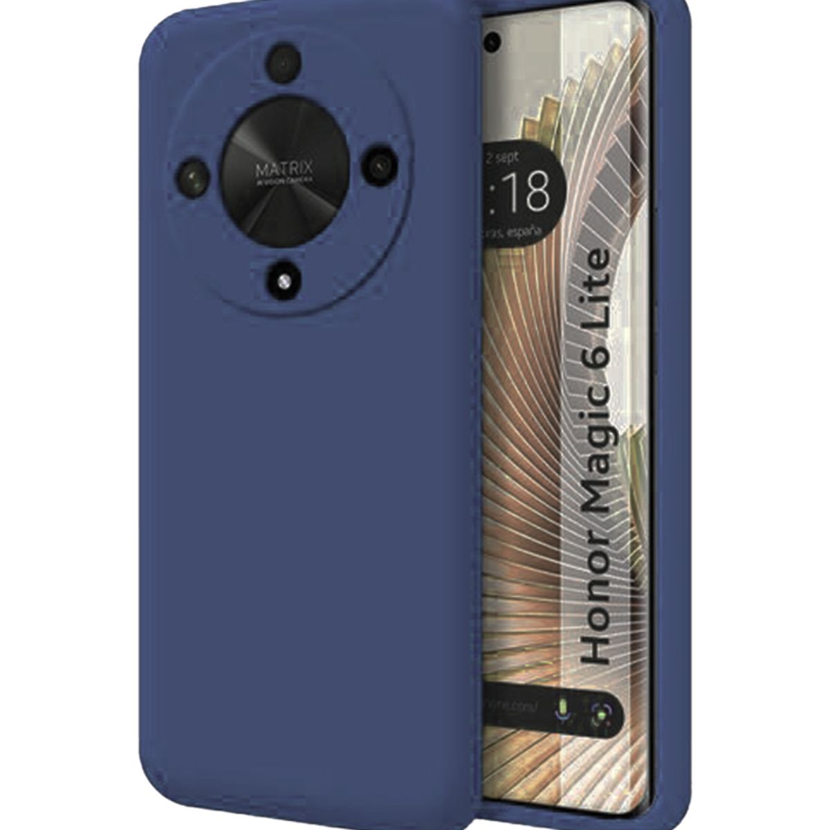 CASE - CASE SILICONA ZTE NUBIA FOCUS PRO-AZUL