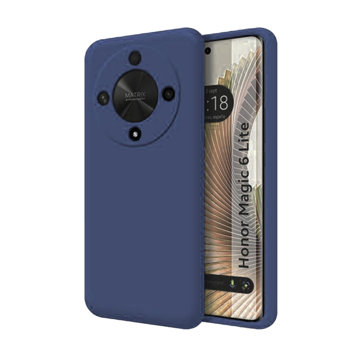 CASE - CASE SILICONA ZTE NUBIA FOCUS PRO-AZUL