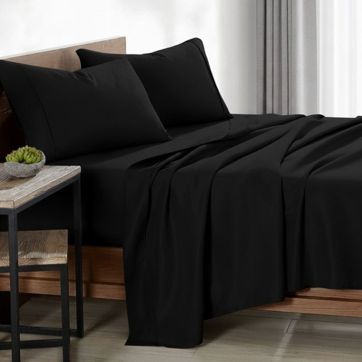 GENERICO - SET DE SABANAS MICROFIBRA PREMIUM