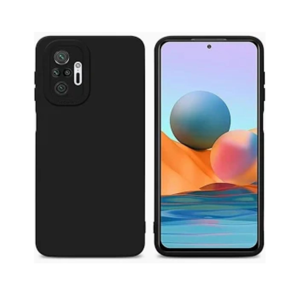 CASE - CASE SILICONA REDMI NOTE 10 PRO-NEGRO