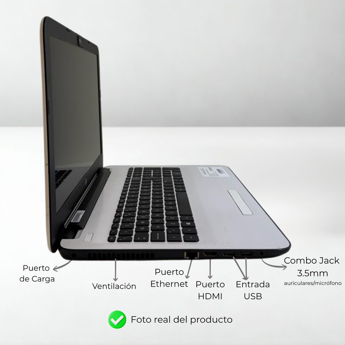 HP - Laptop HP 15-AY159NS Intel Core i5-7200 16GB 500GB SSD 15 Windows11