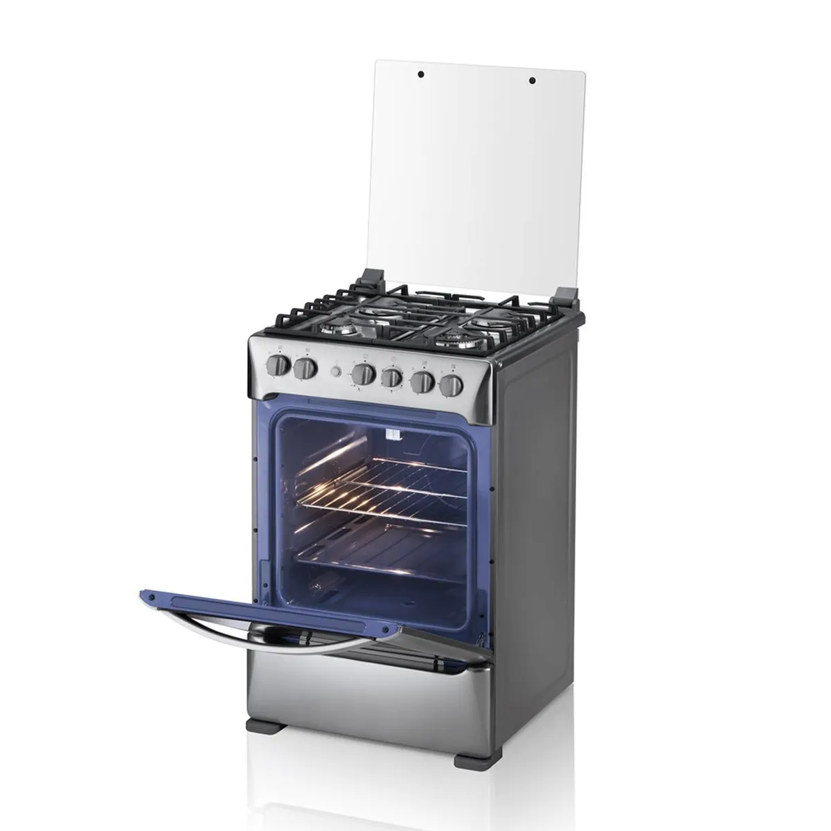 INDURAMA - Cocina Indurama a Gas de 4 Hornillas Florencia Zafiro Croma