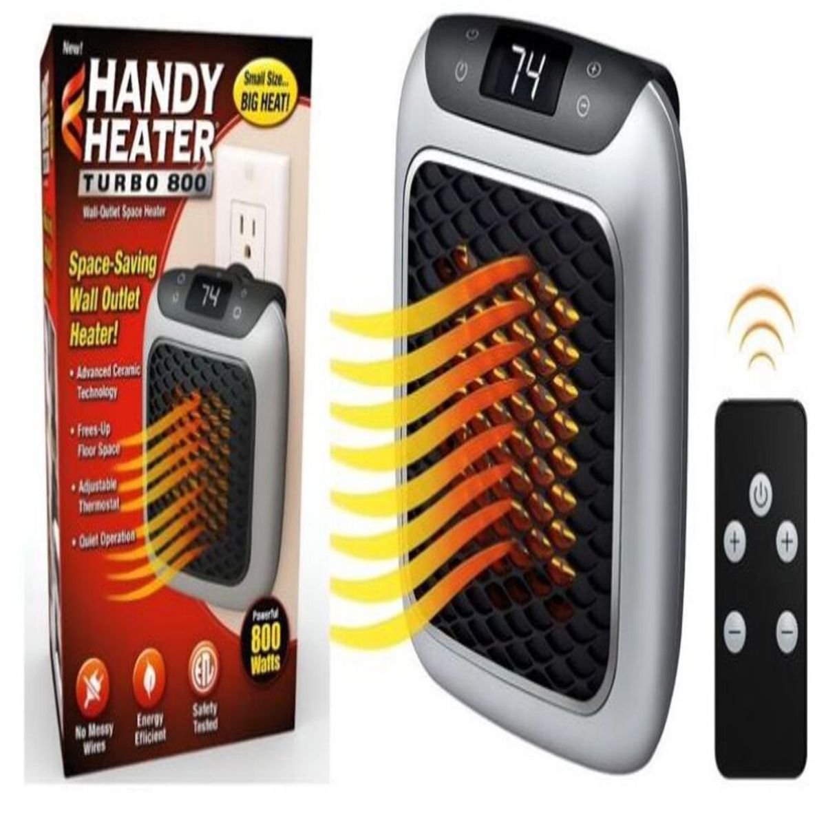 GENERICO - Calentador de pared Portatil