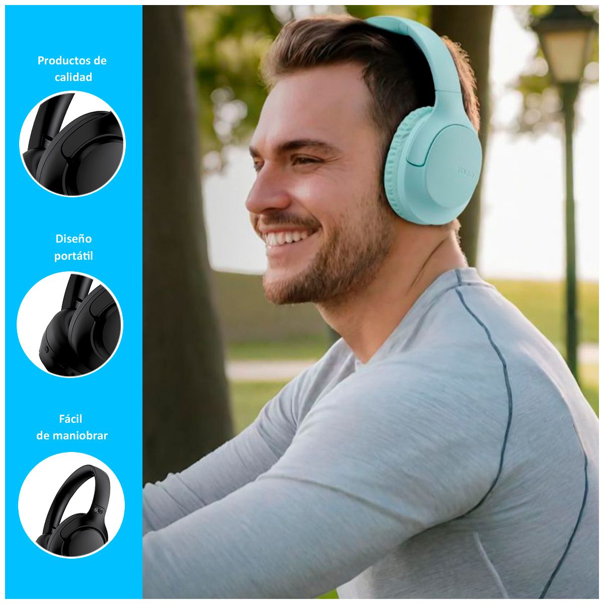 GENERICO - Audífono Bluetooth YDM70 Beige