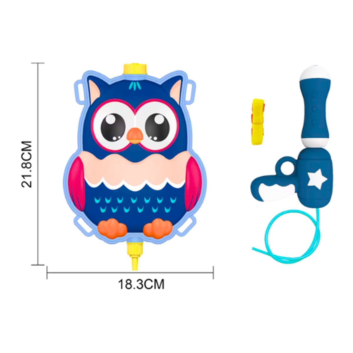 GENERICO - Juguete de Agua Mochila Búho con Pistola