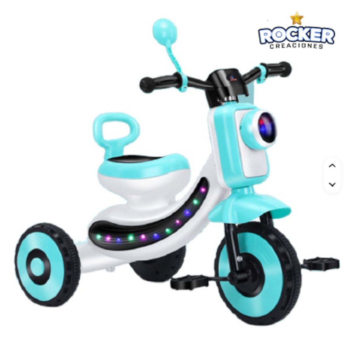 OEM - TRICICLO PARA NIÑOS MUSICAL VERDE