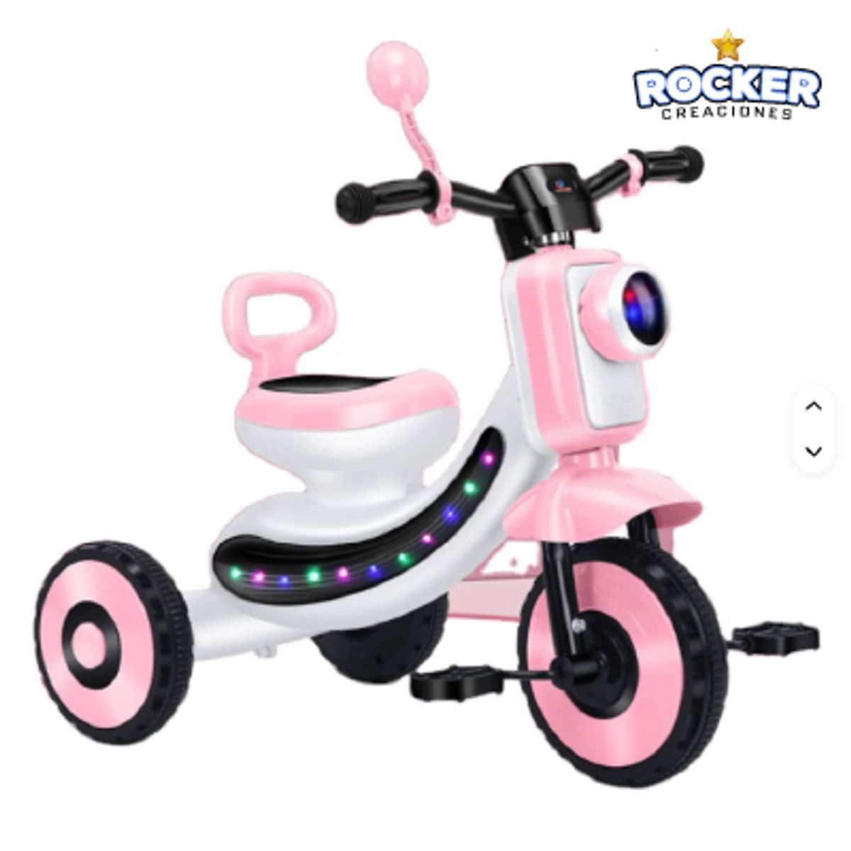 OEM - TRICICLO PARA NIÑOS MUSICAL ROSA