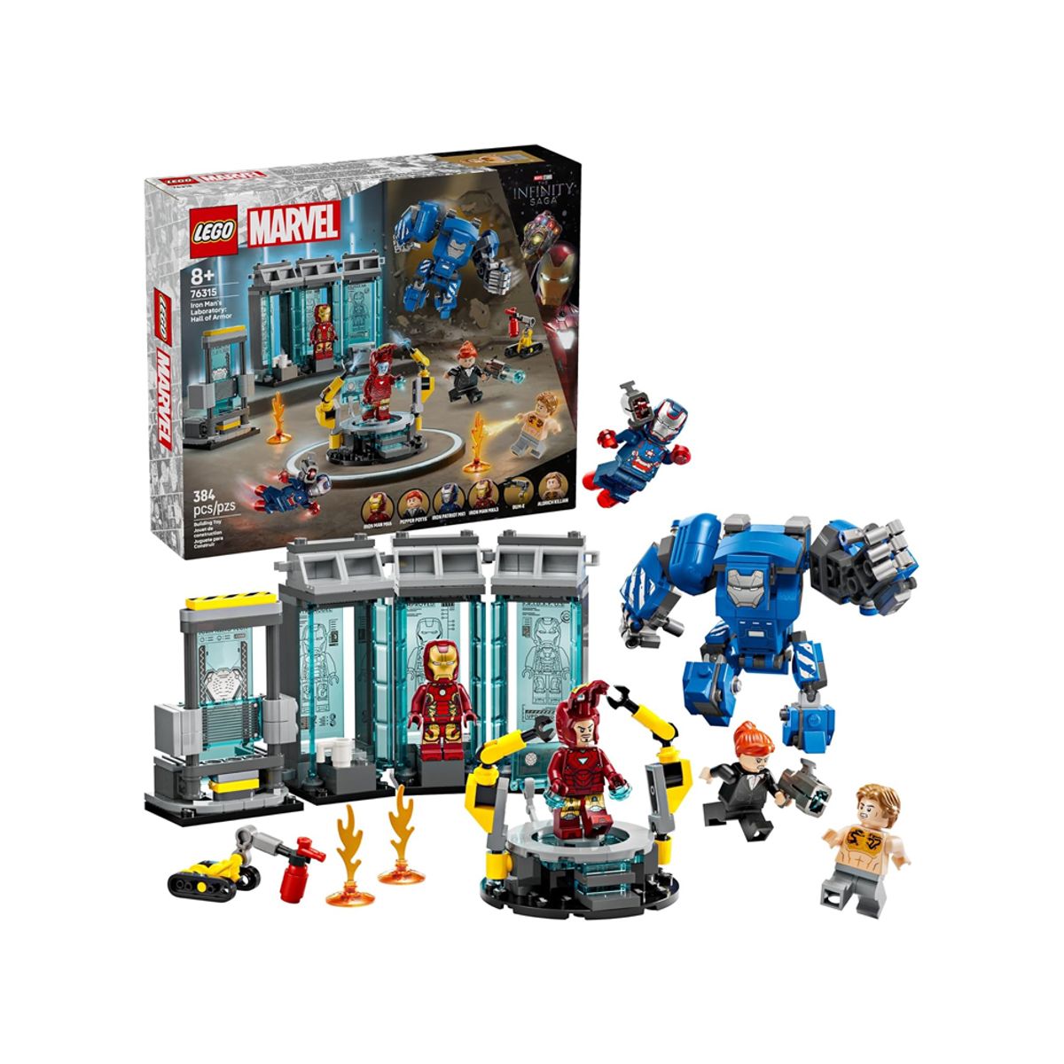 LEGO - LEGO Marvel Iron Mans Laboratory Hall of Armor 76315