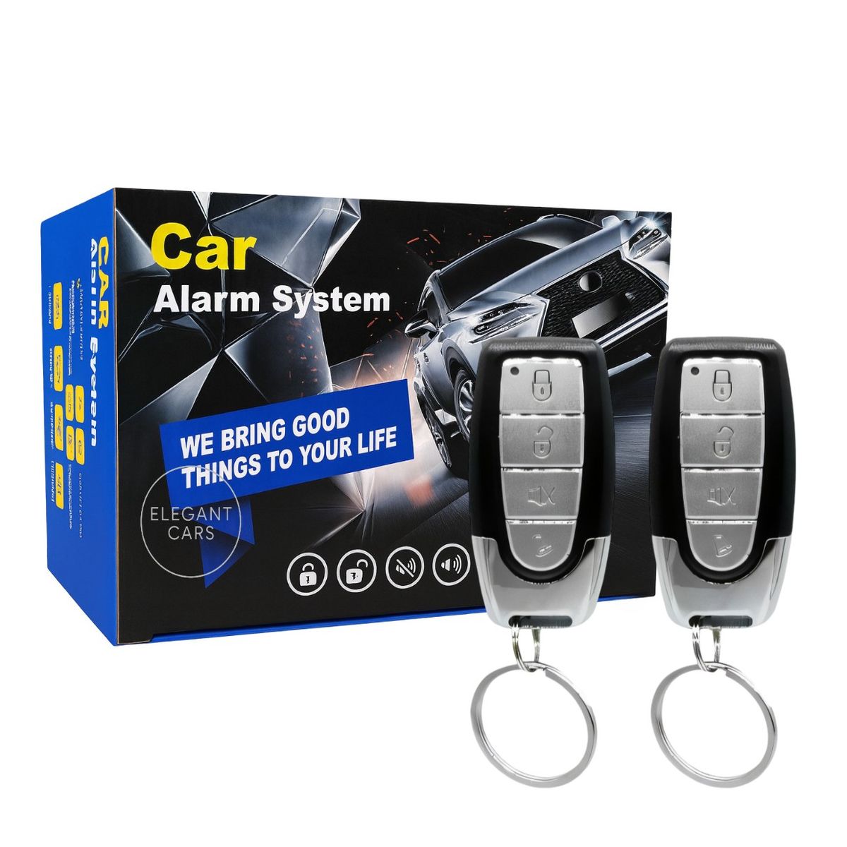 Alarma de Auto System con 2 Controles Sistema Antirrobo Universal Premium, marca JET - Foto Principal