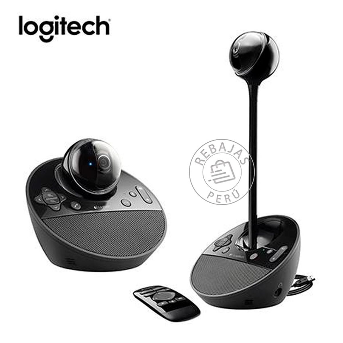 LOGITECH - Logitech BCC950 ConferenceCam Black Cámara Video Full HD USB