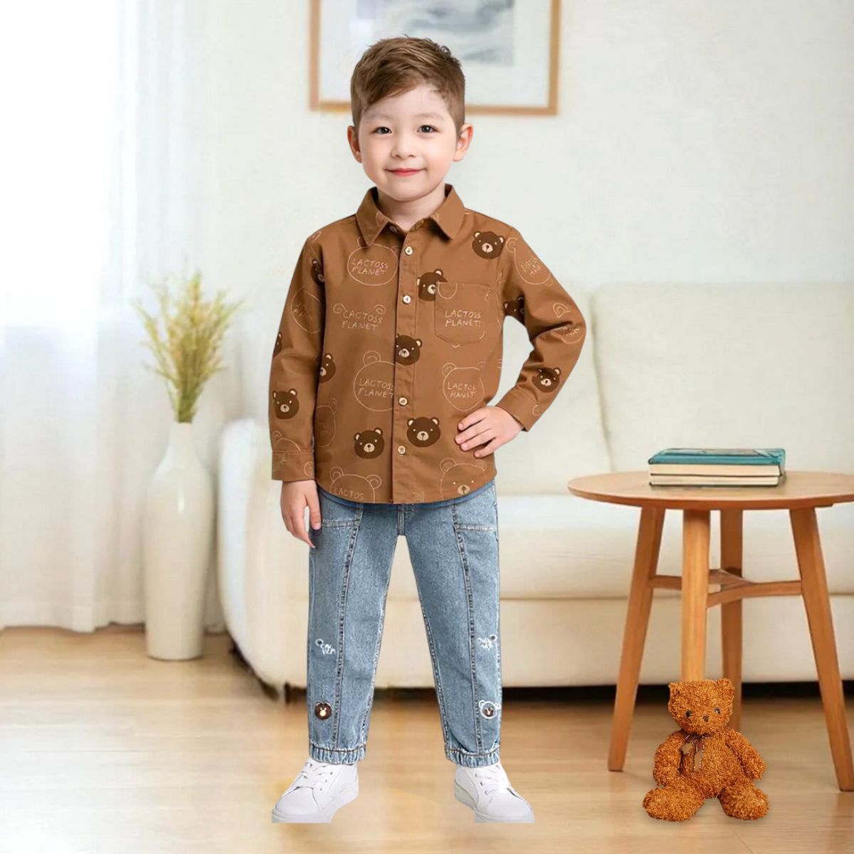 GENERICO - ROPA DE NIÑO - CAMISA Y PANTALON - Estilo y Comodidad para tu Pequeño