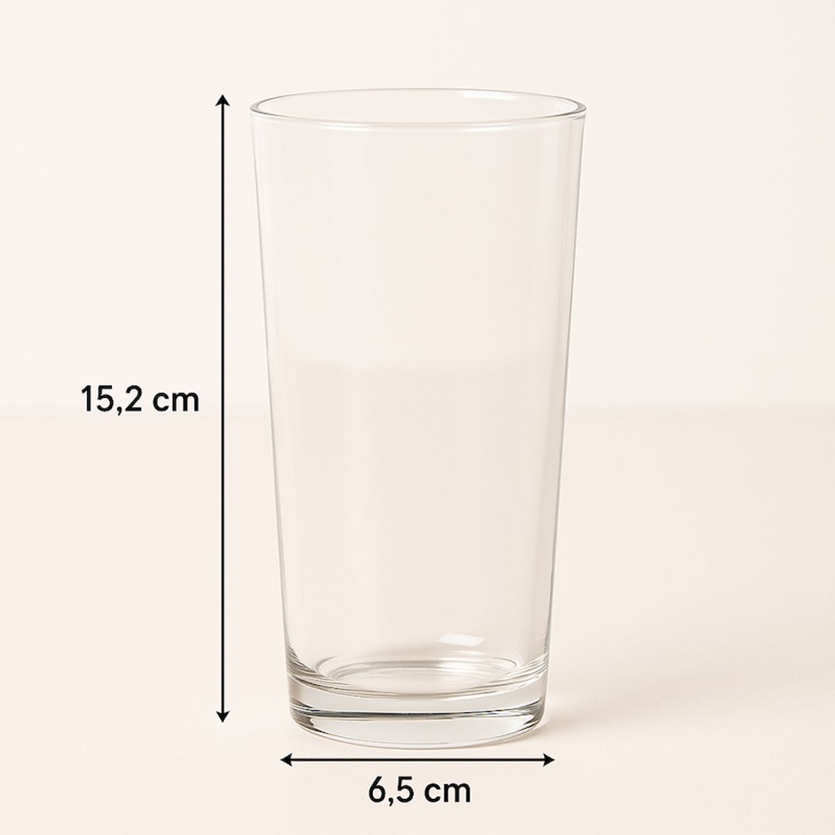 CRISTAR - Vaso de Vidrio Lexington 334 ml / 11.25 oz – Ideal para Jugos, Cócteles y Refrescos