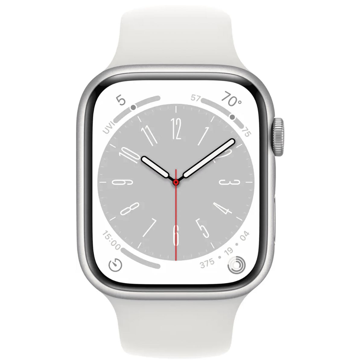 APPLE - Apple Watch S9 GPS 45 mm Plata Reacondicionado