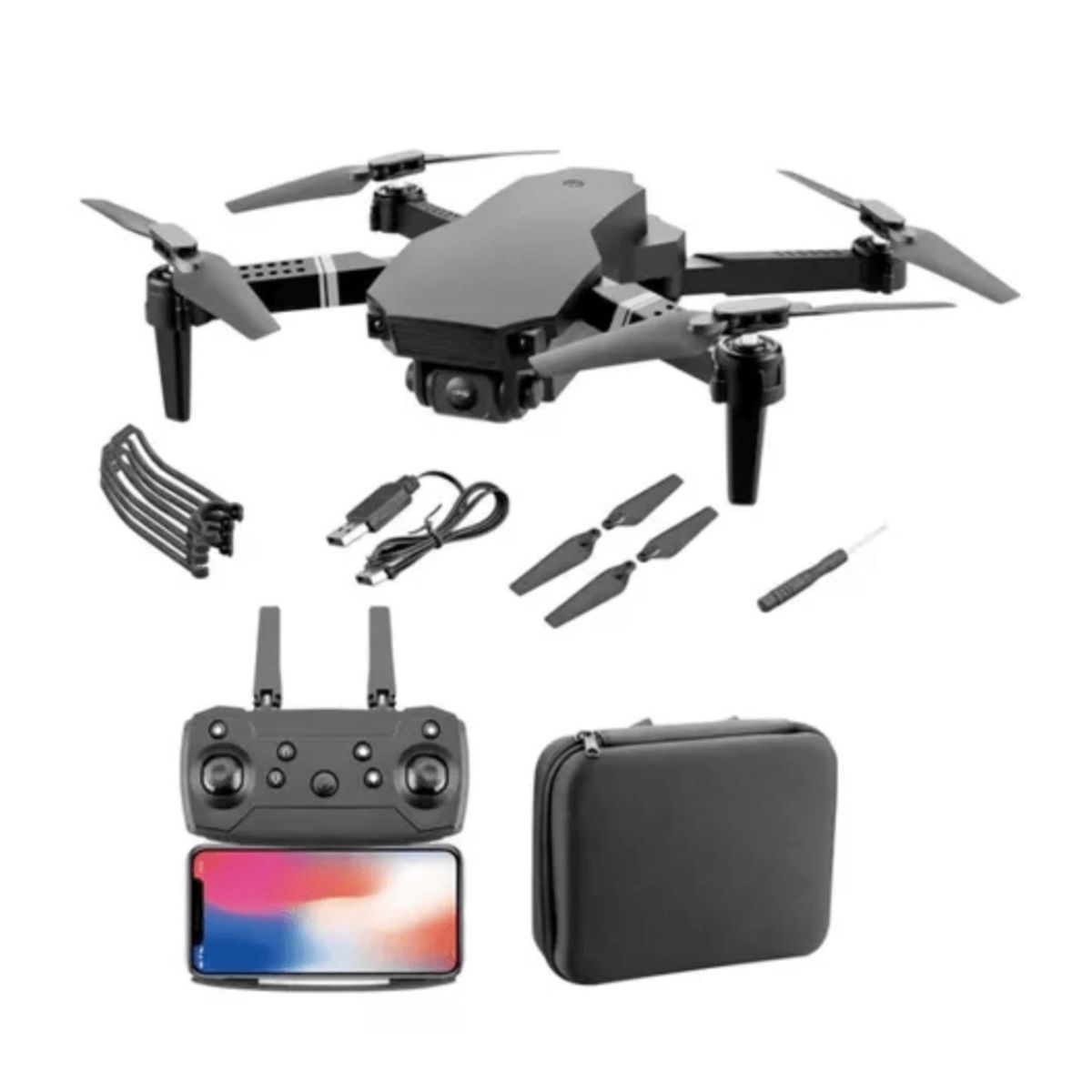 OEM - DRONE E88  Control Remoto y Manual
