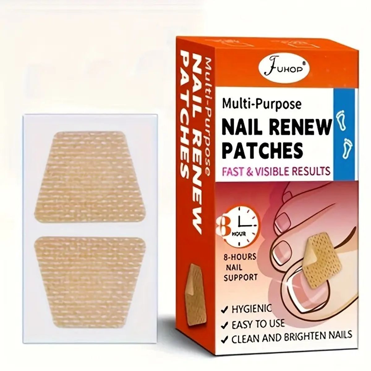 GENERICO - 72 Parches Corrector o renovador de Uña con hongo