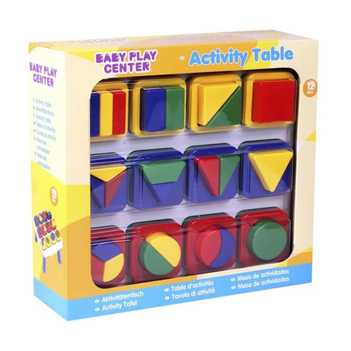 GENERICO - MESA DE ACTIVIDADES Y APRENDIZAJE DE FORMAS Y COLORES