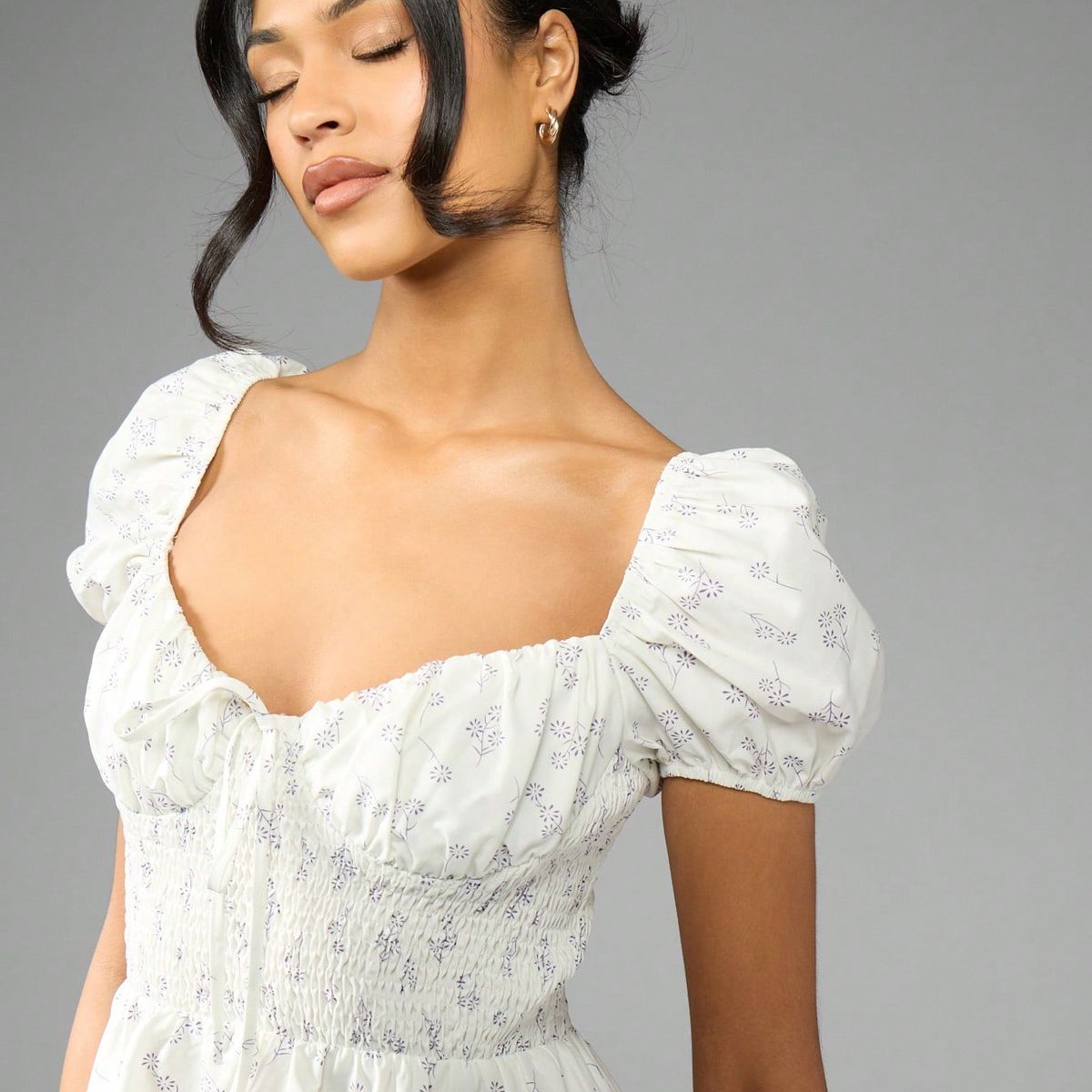 KAST PE - Vestido Talia con Estampado Floreado  Talla M