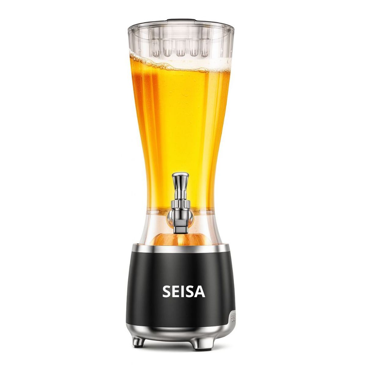 SEISA - Parlante Bluetooth LED SEISA YX-S9866 RGB con Dispensador 2.5 L Tipo Cañón de Cerveza para Fiestas