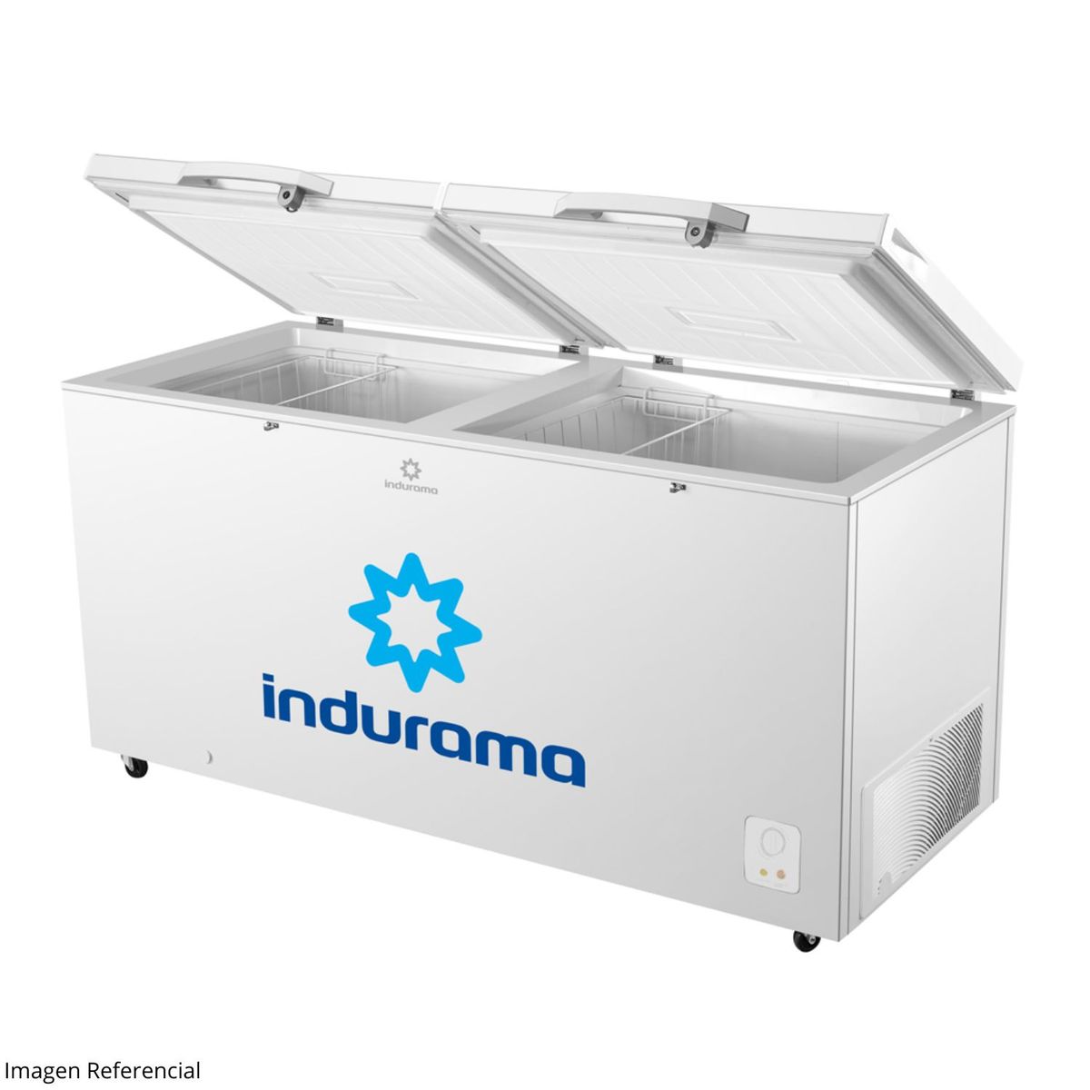 INDURAMA - Congeladora INDURAMA Defrost 420L Blanco CI-420BL
