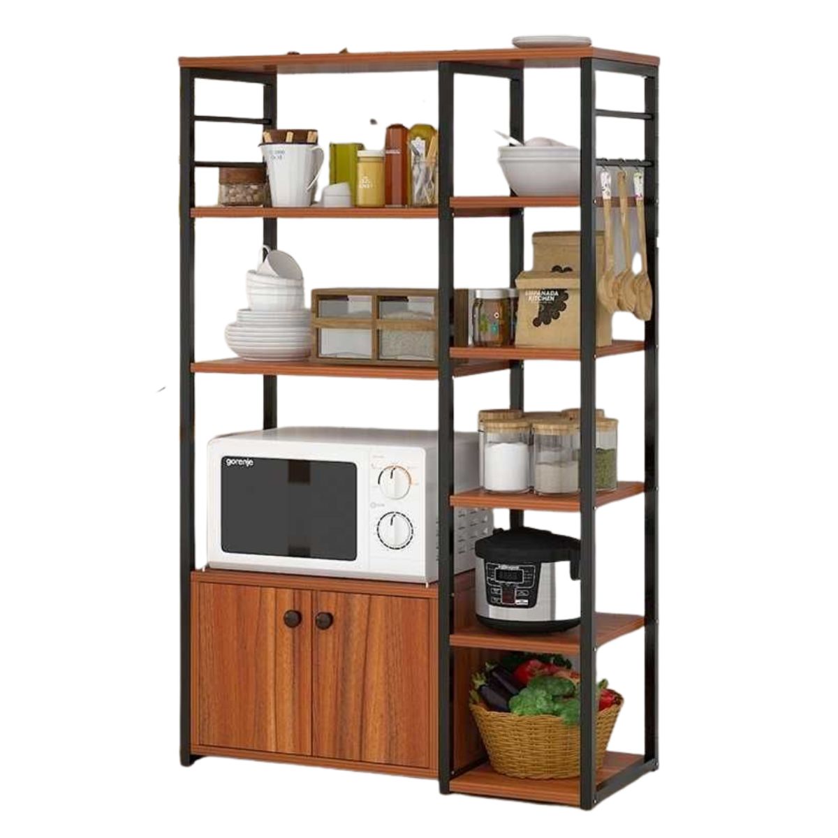 INSPIRA MARKET - Estante organizador multifuncional 80 x 30 x 128 cm