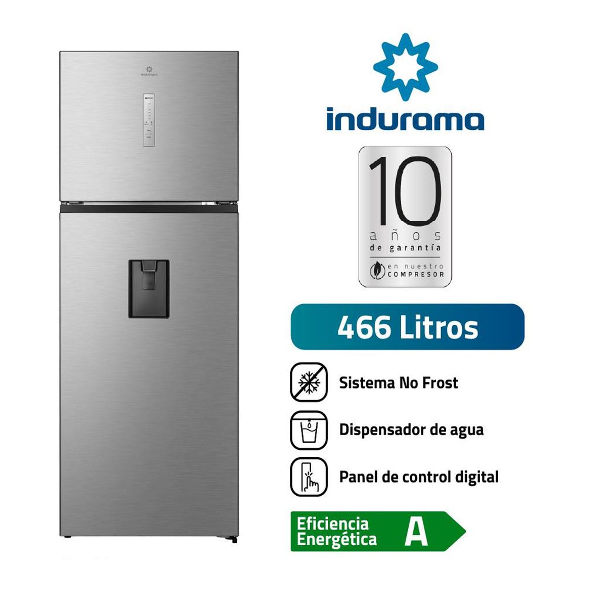 INDURAMA - Refrigeradora Indurama 466 Litros No Frost RI-529D