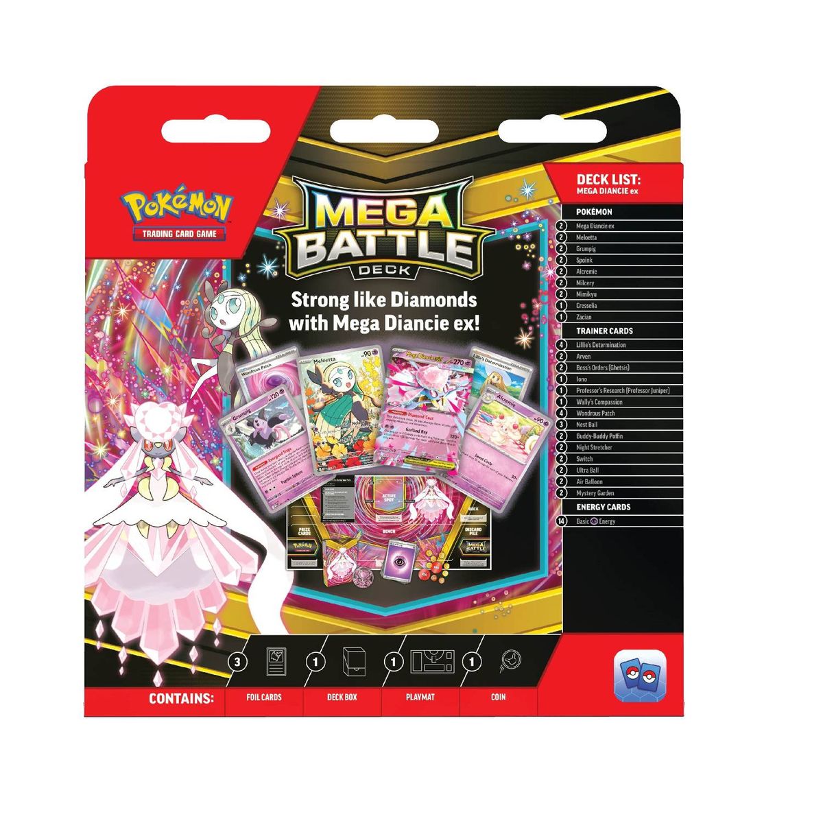 POKEMON - Pokemon TCG Mega Battle Deck  Mega Diance ex Español