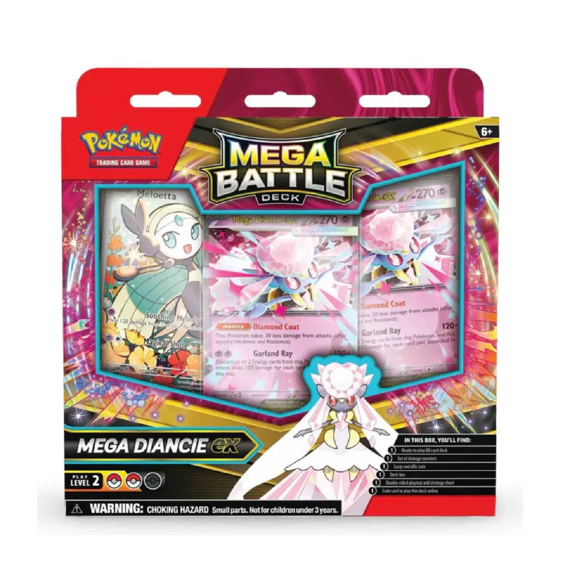POKEMON - Pokemon TCG Mega Battle Deck  Mega Diance ex Español