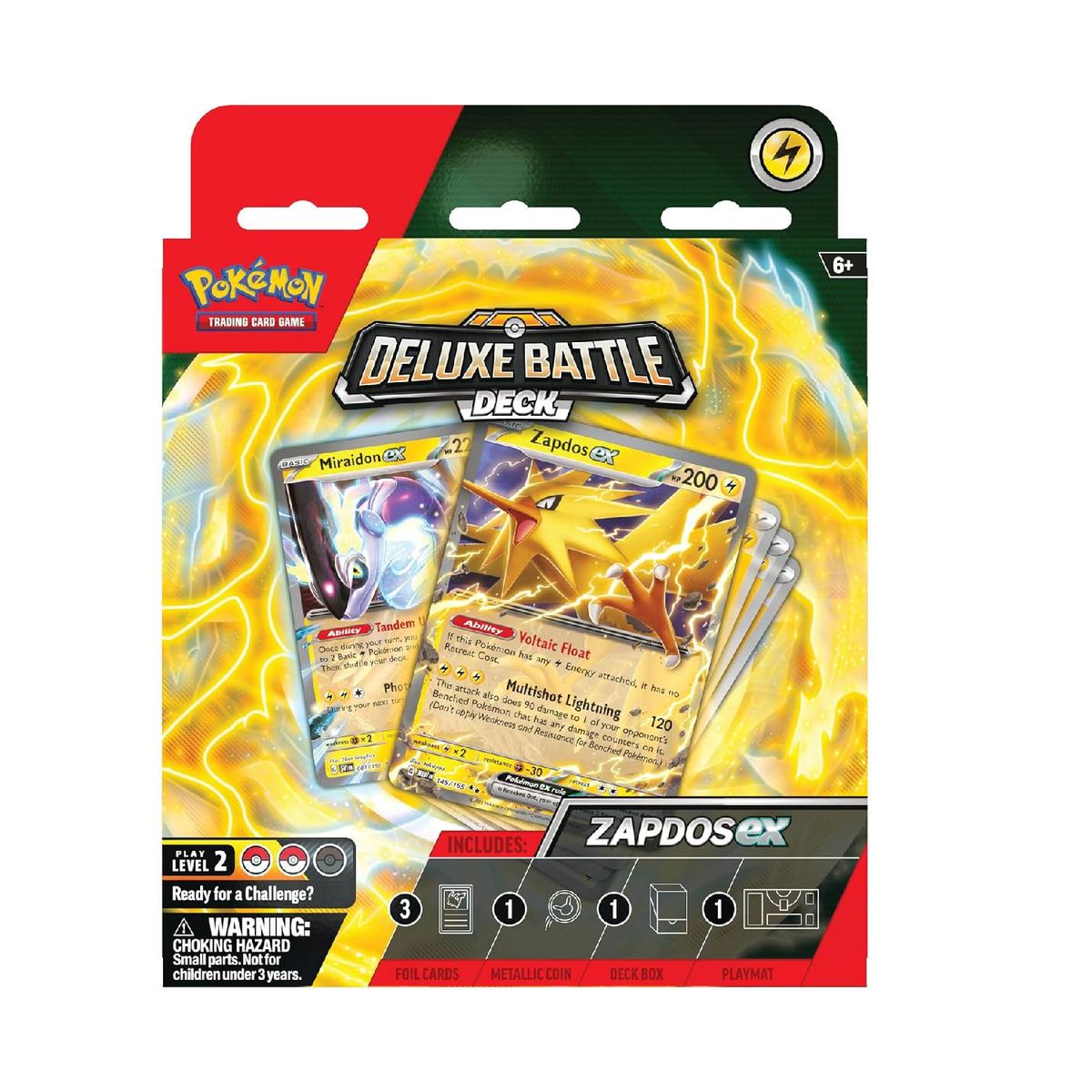 POKEMON - Pokemon TCG Deluxe Battle Deck Zapdos ex Ingles
